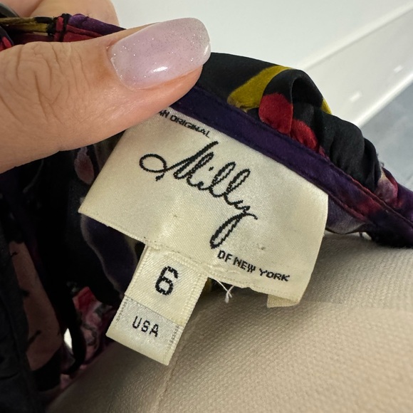 Milly Silk Ruffle Blouse - Picture 3 of 3